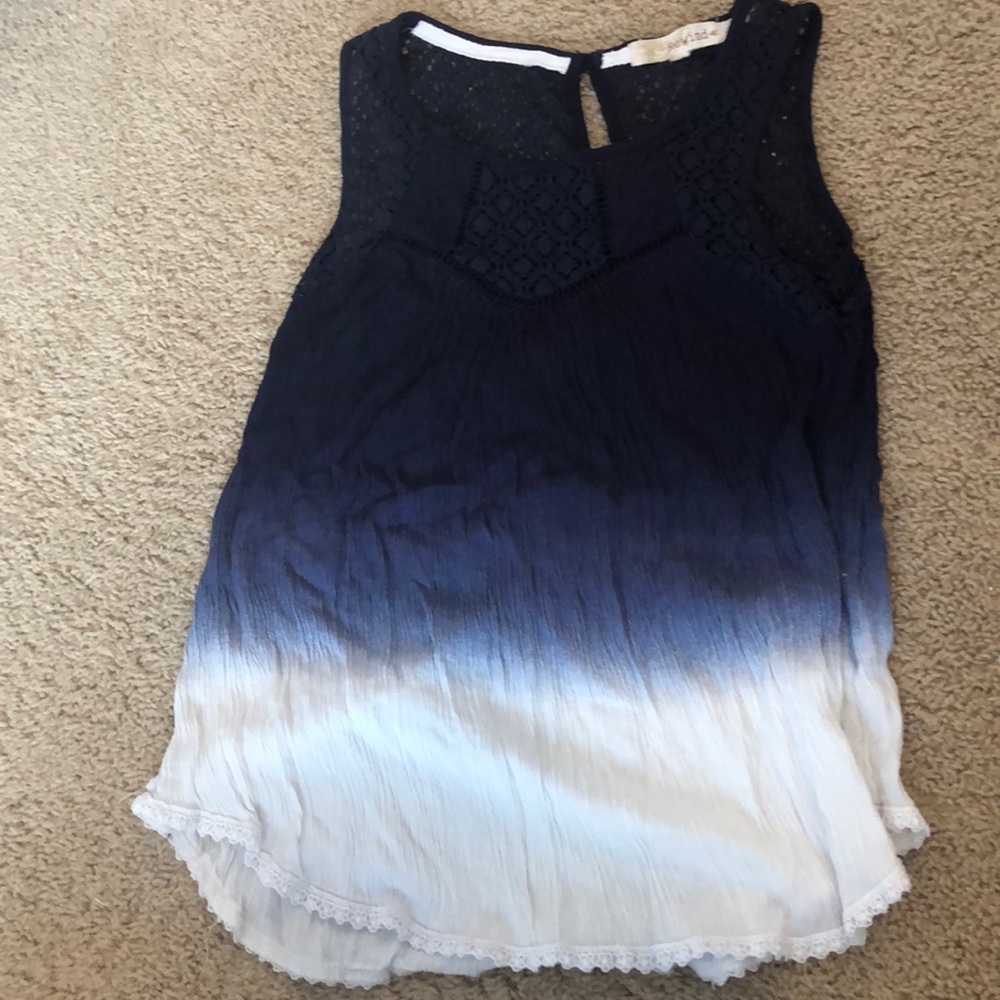 Blue tank top